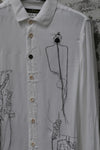 ARCHIVIO J.M.Ribot hand-embroidered shirt SH09/MI/RI